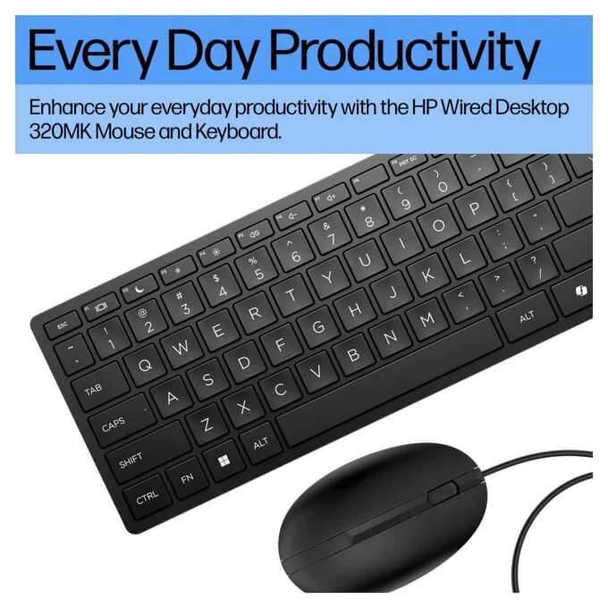 HP Wired 320MK Mouse and Keyboard SmartBuy (PT) — image 2