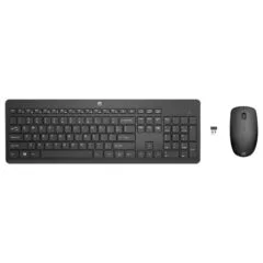 HPI 230 Wireless Mouse and Keyboard combined - Full size 100percent - Membrane Key Switch - Black