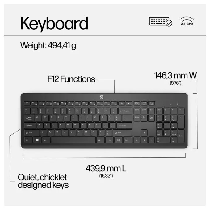 230 Wireless Mouse and Keyb — image 4