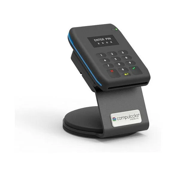 Compulocks Universal EMV Smartphone Security Stand Lockable Stand Mobile Devices Black Wall Mount — image 3
