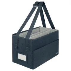 Laptoptasche Desk Sharing kompakt 37,0 x 22,0 x 21,0 cm samtgrau