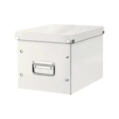 Aufbewahrungsbox Click&Store 10,0 l - 26,0 x 26,0 x 24,0 cm weiß