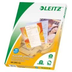 iLAM Laminierfolie A4 100mic Folienstrke 100, 100 Stck, Tasche
