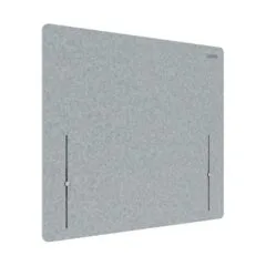 Hhenverstellbare Tisch- trennwand 80x70cm, grau