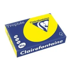 Clairefontaine Kopierpapier Trophée canariengelb DIN A4 80 g/qm 500 Blatt