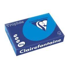 Clairefontaine Kopierpapier Trophée karibischblau DIN A4 80 g/qm 500 Blatt