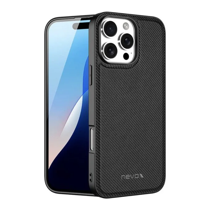 Nevox StyleShell Nylo (schwarz, iPhone 16 Pro) — image 1