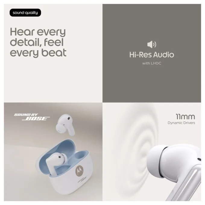 Motorola Moto Buds 2 Plus Bright White — image 12
