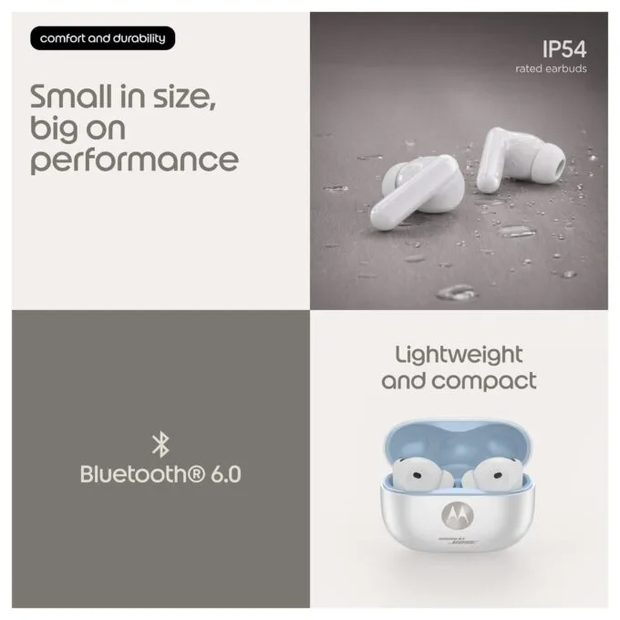 Motorola Moto Buds 2 Plus Bright White — image 16