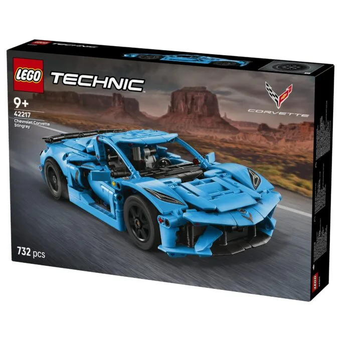 LEGO Technic - Chevrolet Corvette Stingray in Blau — image 14