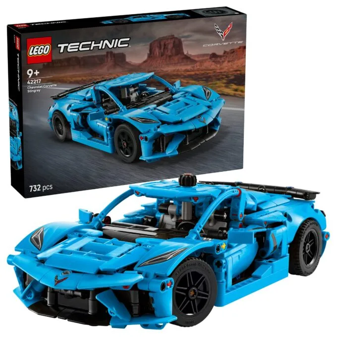 LEGO Technic - Chevrolet Corvette Stingray in Blau — image 17