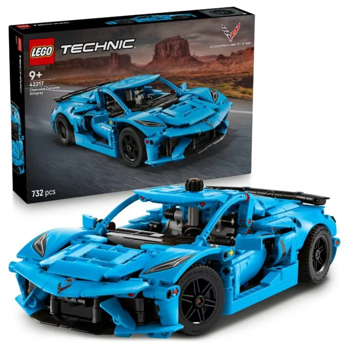 LEGO Technic - Chevrolet Corvette Stingray in Blau — image 20