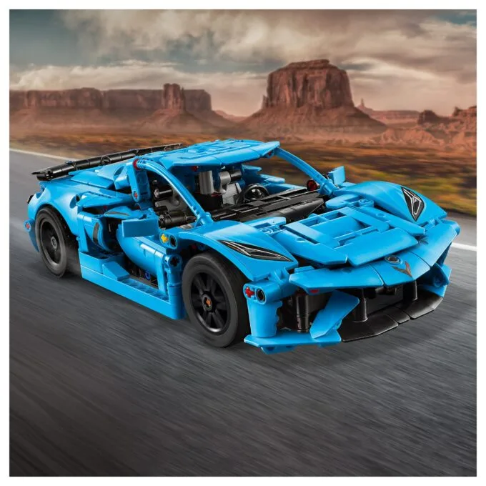 LEGO Technic - Chevrolet Corvette Stingray in Blau — image 23