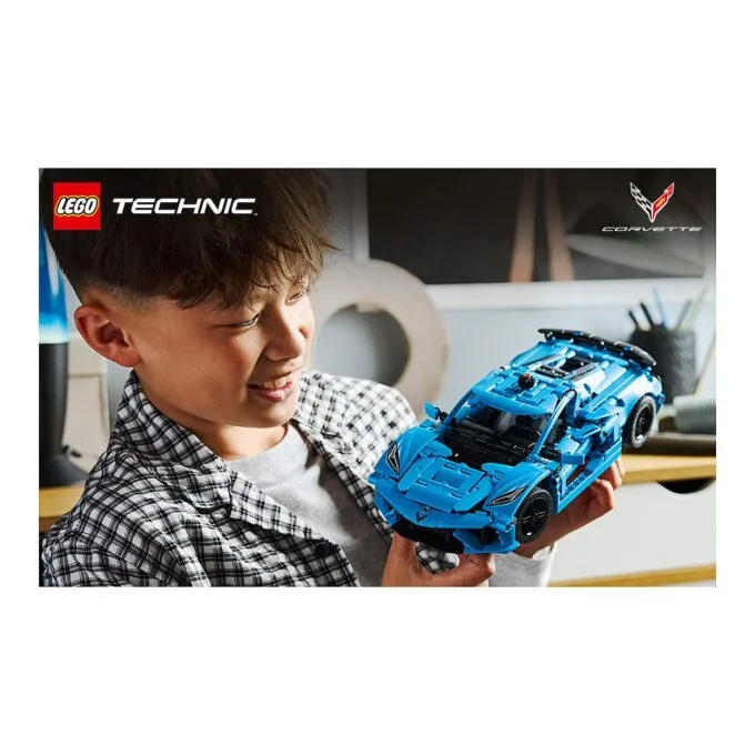 LEGO Technic - Chevrolet Corvette Stingray in Blau — image 31