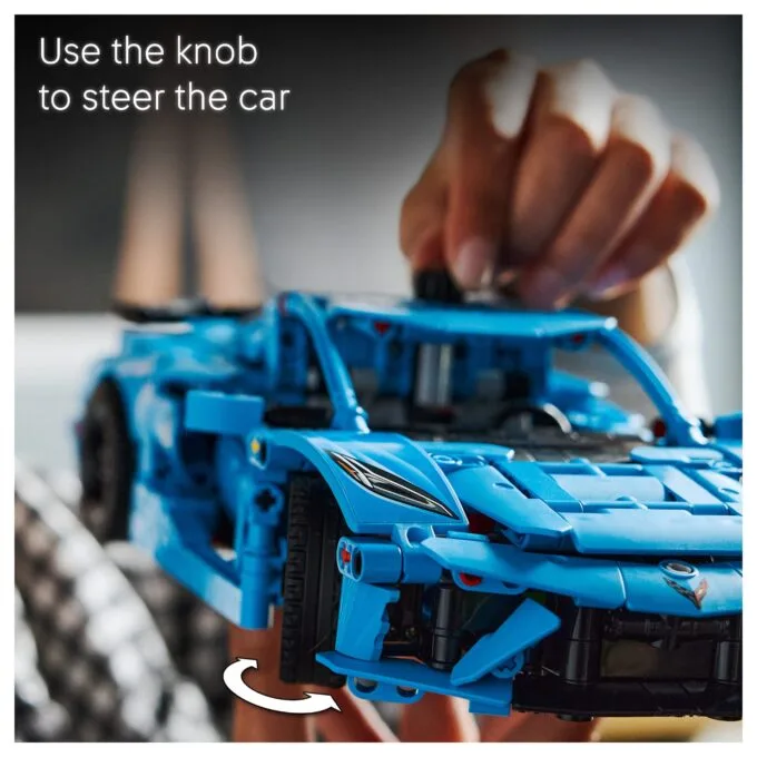 LEGO Technic - Chevrolet Corvette Stingray in Blau — image 34