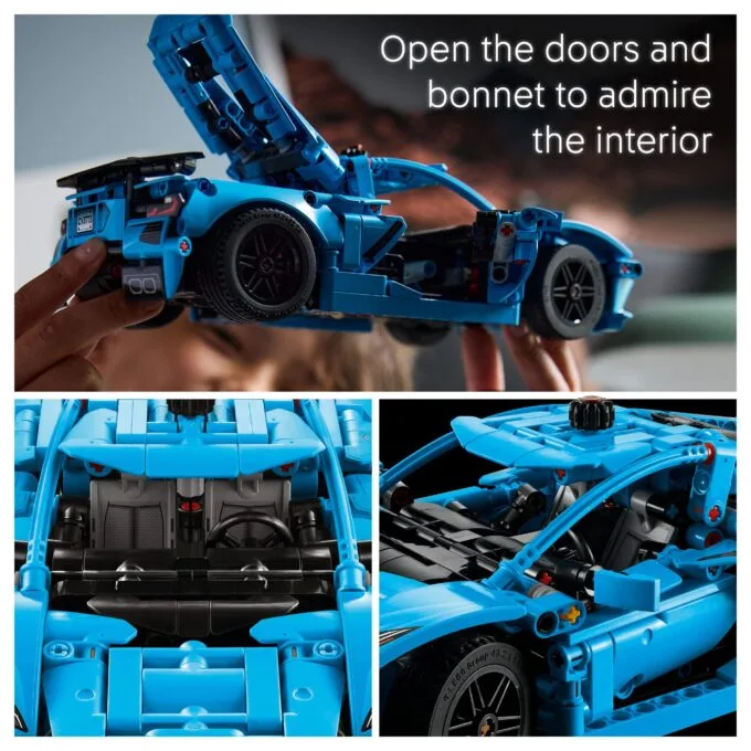 LEGO Technic - Chevrolet Corvette Stingray in Blau — image 35