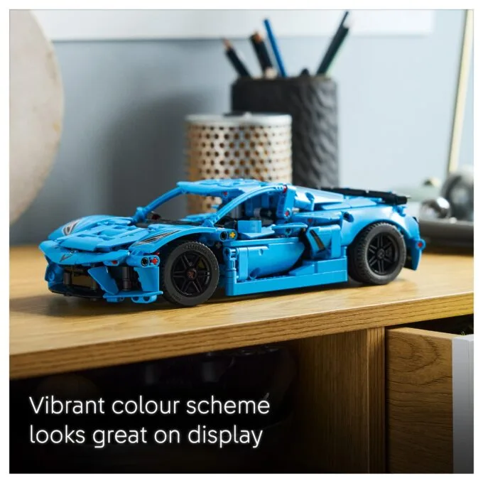 LEGO Technic - Chevrolet Corvette Stingray in Blau — image 36