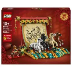 LEGO - Leinwand mit Galoppierenden Pferden