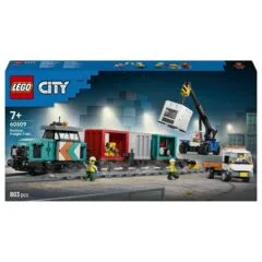 LEGO City - Hafengüterzug mit Kran und LKW