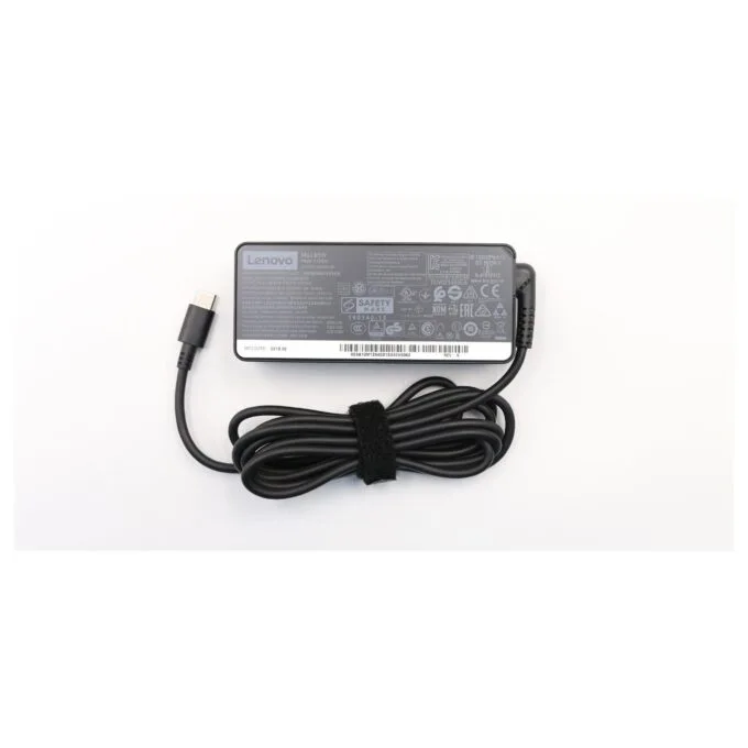 N Lenovo AC Adapter 65W USB Type-C Includes Power Cable — image 2