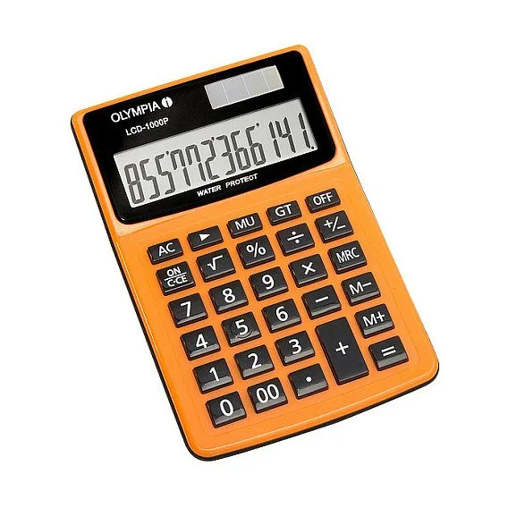 Olympia Taschenrechner LCD-1000P orange — image 1