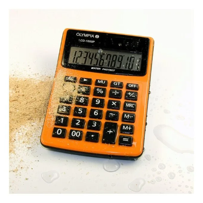 Olympia Taschenrechner LCD-1000P orange — image 2