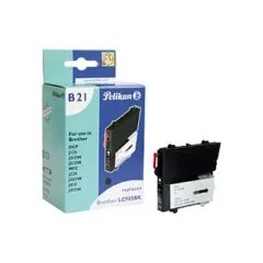 Pelikan Tinte Brother B21 LC985 bk schwarz kompatibel