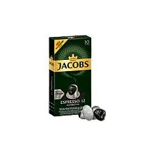 JACOBS ESPRESSO RISTRETTO Kaffeekapseln, Arabica- und Robustabohnen kräftig, 10 St.