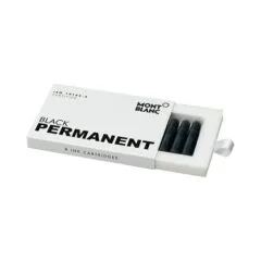 MONTBLANC Tintenpatronen für Füller Black permanent schwarz, 8 St.