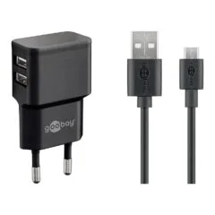 goobay Ladeakabel 12W schwarz