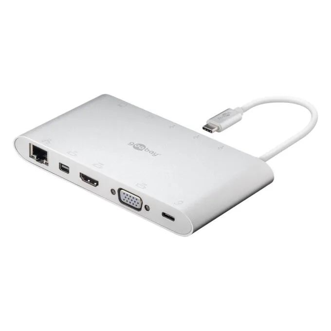 Goobay USB-C Multiport-Adapter All in 1 (silber) — image 2