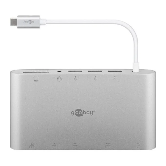 Goobay USB-C Multiport-Adapter All in 1 (silber) — image 3