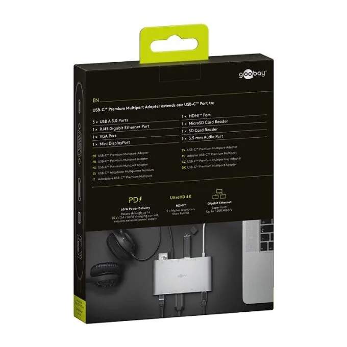 Goobay USB-C Multiport-Adapter All in 1 (silber) — image 9
