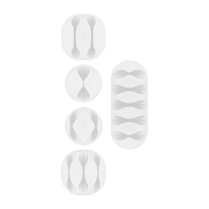 goobay Kabelclips weiß — image 1