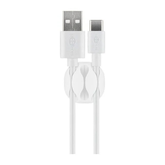 goobay Kabelclips weiß — image 2