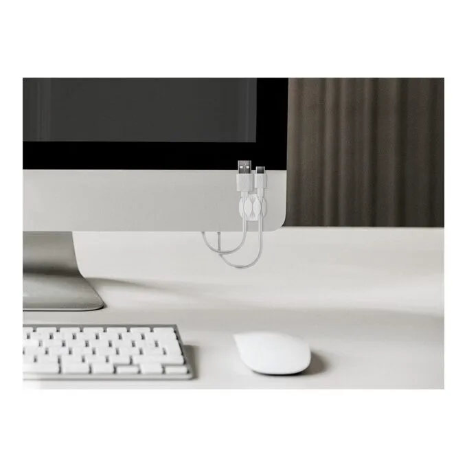goobay Kabelclips weiß — image 3