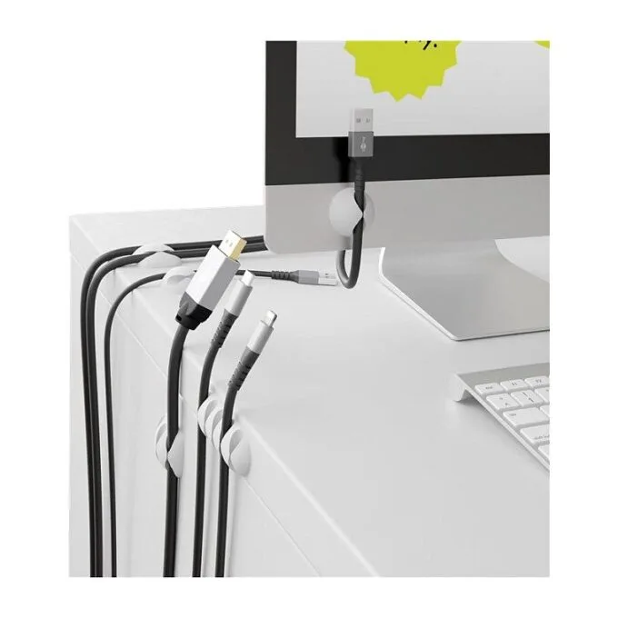 goobay Kabelclips weiß — image 4