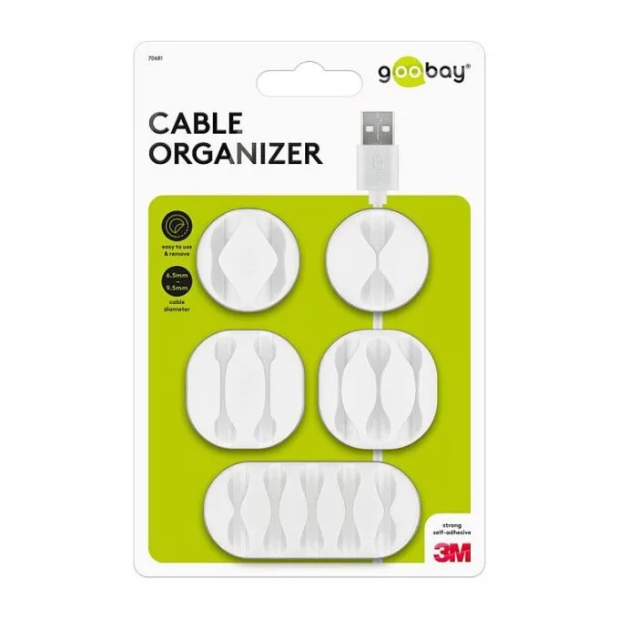 goobay Kabelclips weiß — image 7