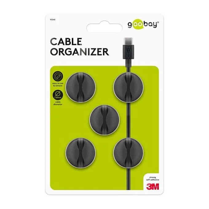 goobay Kabelclips schwarz — image 9