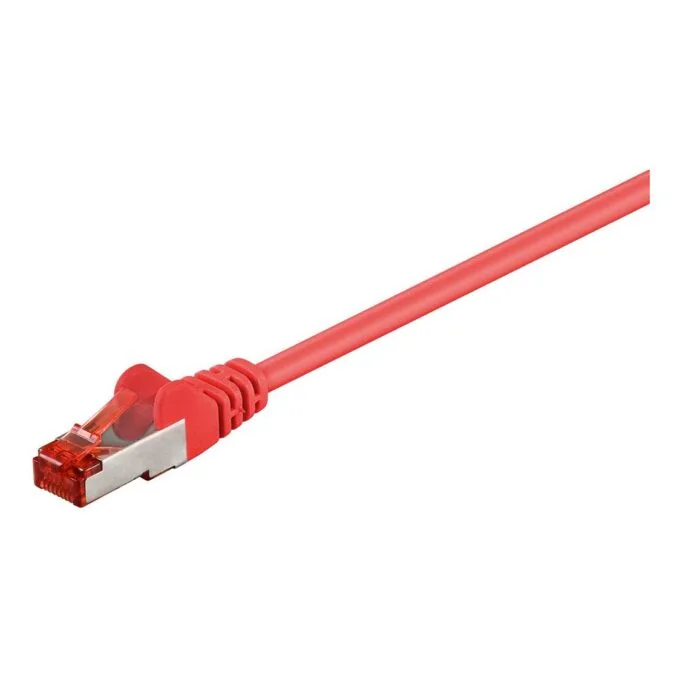 Patch-Kabel CAT6 5,0m rot S/FTP 2xRJ45, LSOH, CU — image 1