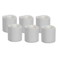 LED-Teelichter, 4,3cm, weiß