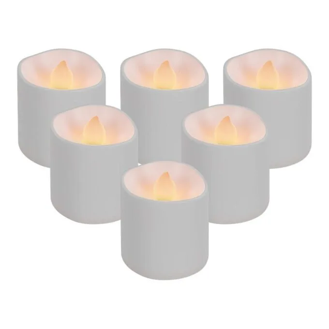 LED-Teelichter, 4,3cm, weiß — image 5