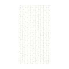 300er LED Lichtervorhang transparent 2,5 m