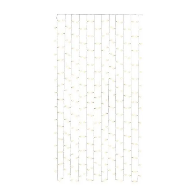 300er LED Lichtervorhang transparent 2,5 m — image 1