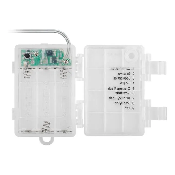 300er LED Lichtervorhang transparent 2,5 m — image 3
