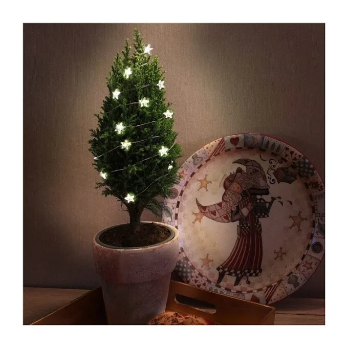 20er Sterne Lichterkette, transparent, 2,20 m — image 4