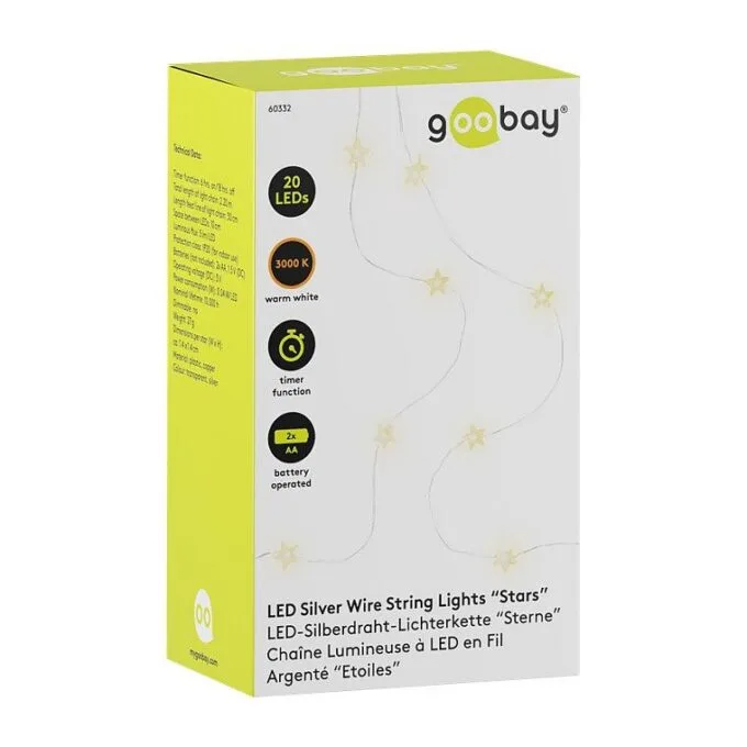 20er Sterne Lichterkette, transparent, 2,20 m — image 5