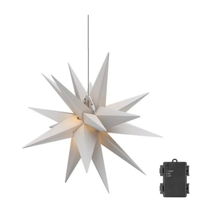 Weihnachtssstern 3D, weiß — image 2