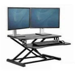 Fellowes Corsivo LT Sitz-Steh-Workstation Schwarz