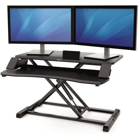 Fellowes Corsivo LT Sitz-Steh-Workstation Schwarz — image 7